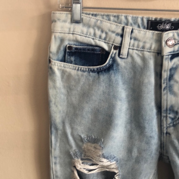 SikSilk  Distressed Skinny Jeans SzSM NWTS - Picture 5 of 16